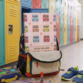Söt krita tillbaka till skolan anteckningsbok möns