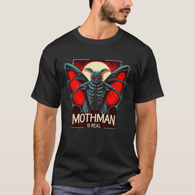 Söt kryptid Mothman 2 T Shirt (Framsida)