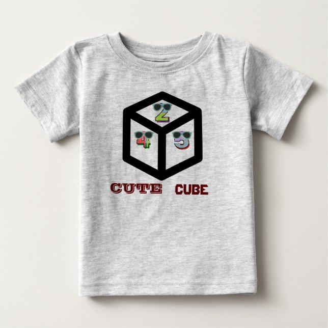 Söt Kub T-Shirt (Framsida)