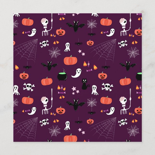 Söt kuslig Halloween-konst Program (Framsida)