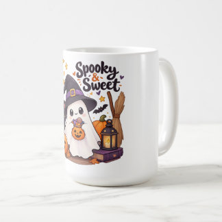 Söt kuslig och söt spökig barn hoodie kaffemugg