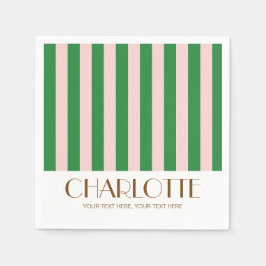 Söt kute-Trendig Anpassad dekorfärg för Födelsedag Pappersservett