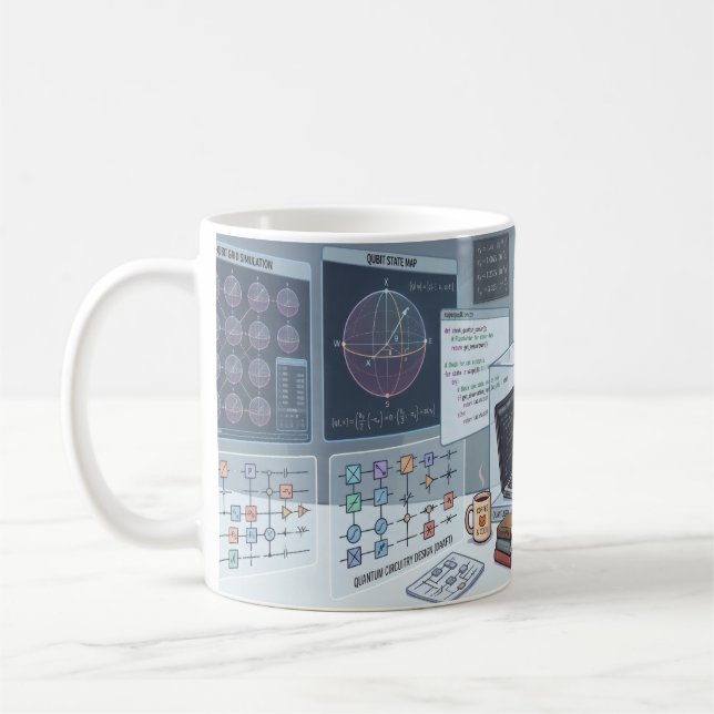 Söt Kvantumlabbmugg för Katter Kaffemugg (Vänster)