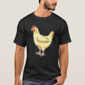 Söt Kyckling Älskare Illustration Kycklingar Älska T Shirt