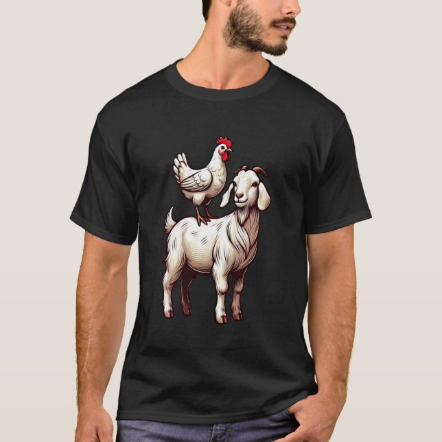 Söt Kyckling Get T Shirt (Framsida)