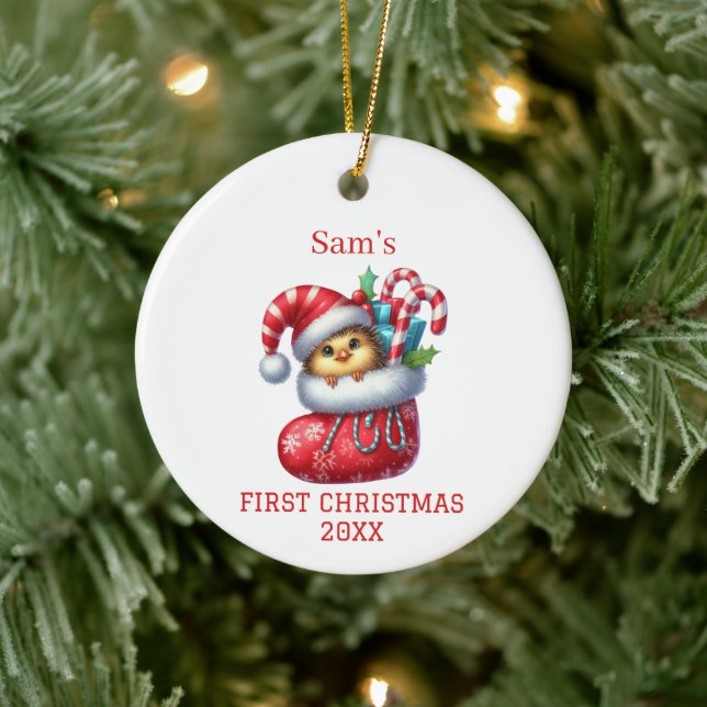 Söt Kyckling Jul Julgransprydnad Keramik (Träd)