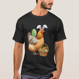 Söt kyckling & kaninöron påskägg påskdag Bo T Shirt
