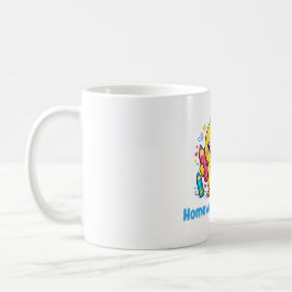 Söt Kyckling Läxor Igen Rolig Skola Kaffe Mugg