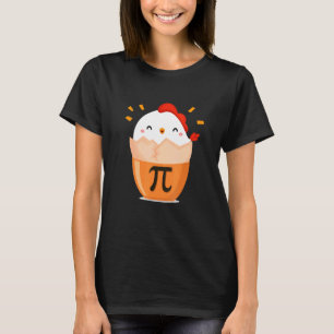 Söt kyckling pot Pi-dagen    Matematikdagen T Shirt