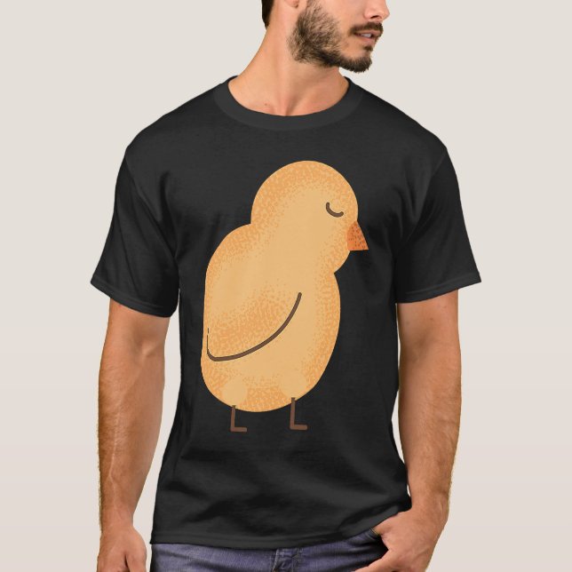 Söt kyckling Sött djur T Shirt (Framsida)