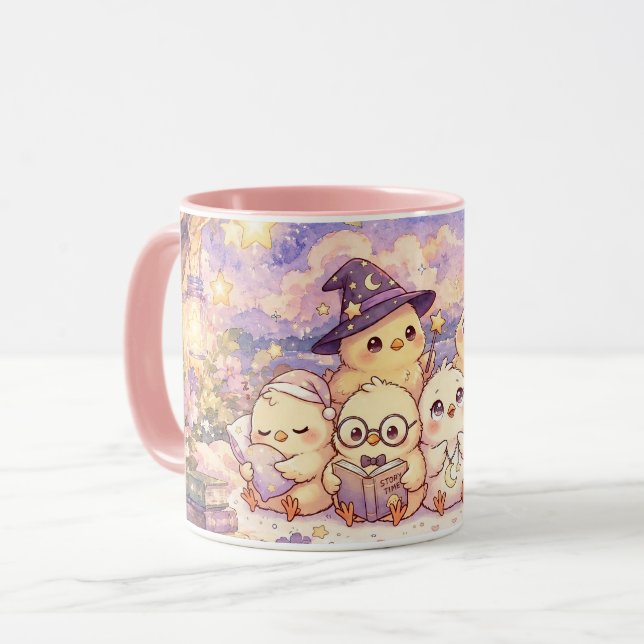 Söt Kycklingmugg Mugg (Framsida vänster)