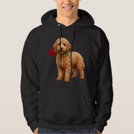 Söt Labradoodle Hund Hoodie