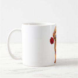 Söt Labradoodle Hund Kaffemugg