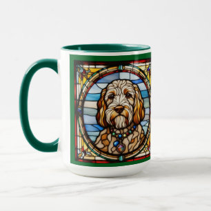 Söt Labradoodle-kaffemugg Mugg