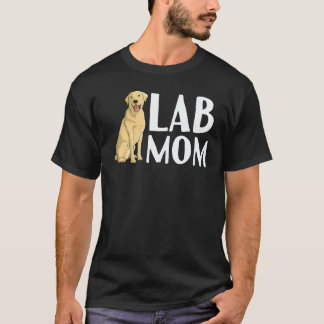 Söt Labrador-konst för kvinnor Mamma Labrador Retr T Shirt