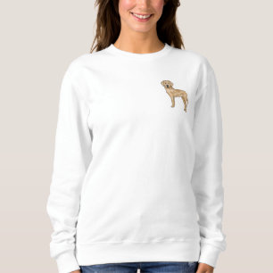 Söt Labrador Retriever Hund Design i Gul Färg T Shirt
