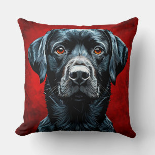 Söt labradorhund kudde