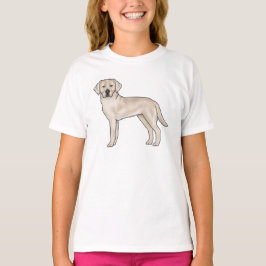 Söt Labradors retriever i tecknad serie T Shirt