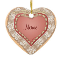 Söt Lacy Heart-prydnadsföremål