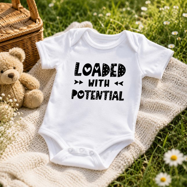 Söt laddad med potential Roligt Könsneutral T Shirt (Skapare uppladdad)