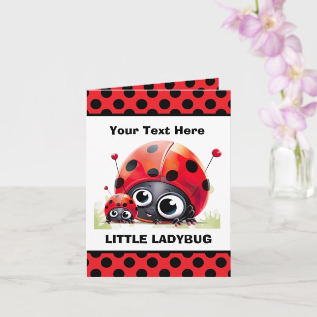 söt lägg till din avsedda text liten nyckelnogg kort (Orkide)
