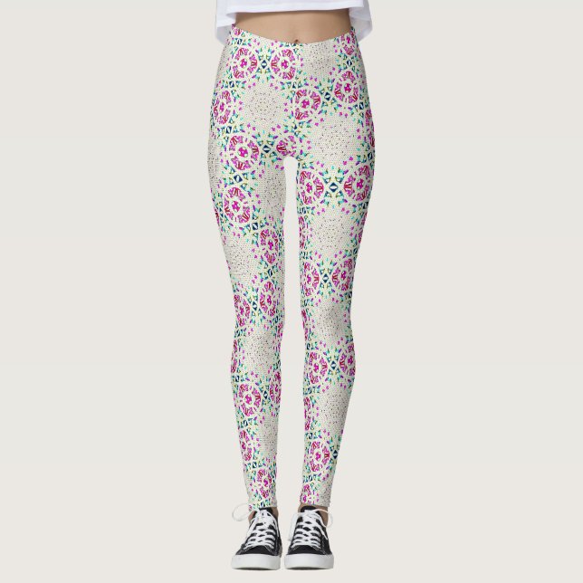 Söt läka energi förhöjde Yoga Leggings (Framsida)