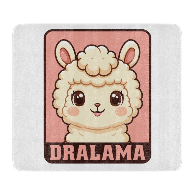Söt lama illustration design (Framsidan)