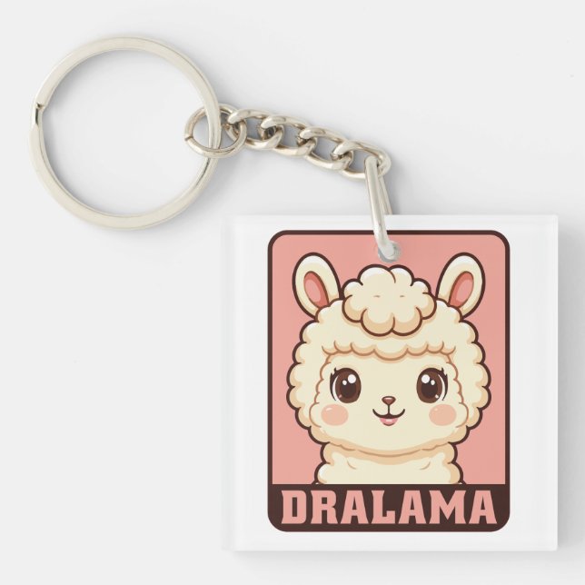 Söt lama illustration design (Framsidan)