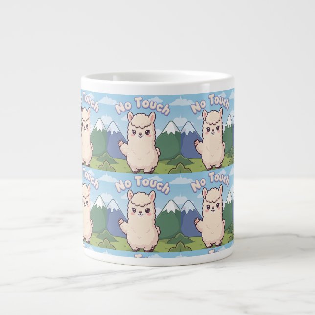 Söt lama  jumbo mugg (Framsidan)