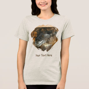 Söt lama personlig djur t shirt