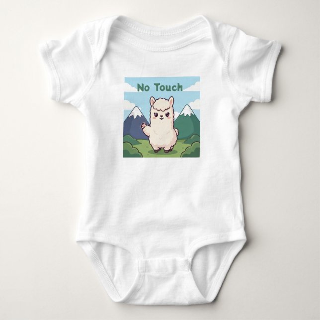 Söt lama  t shirt (Framsida)