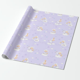 Söt Lamb på molnet Presentpapper