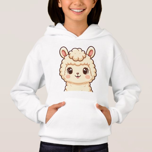 Söt lamm-illustration t-shirt design (Framsida)