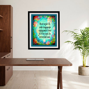 Söt Lämnar det till Gud offertspiral Poster