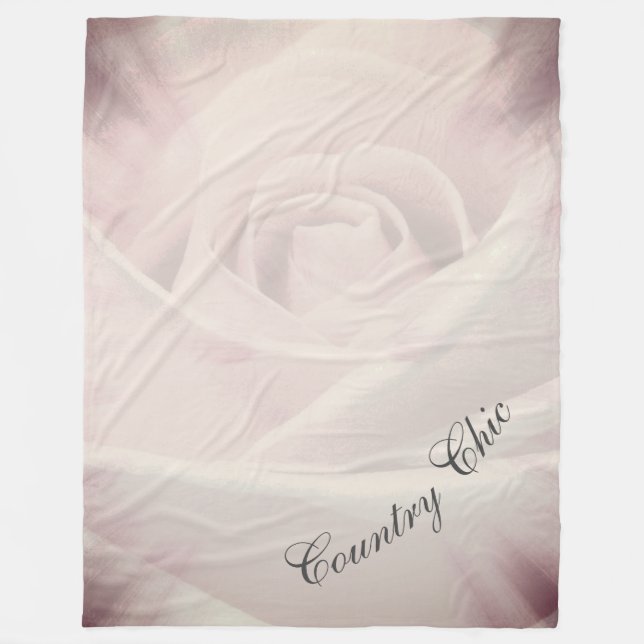 Söt Land Chic design Fleecefilt (Framsidan)