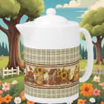 Söt Land stil-bondgård<br><div class="desc">Söt Land stil tekanna</div>