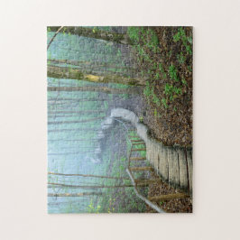 Söt Landcape Natature Forest Jigszle Puzzle Pussel