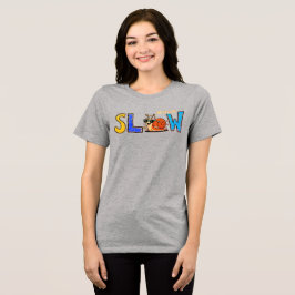 Söt Långsam Snigel Grafisk T-Shirt