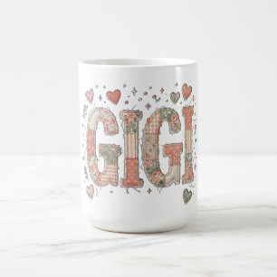 Söt lantlig lapptäcke Gigi Kaffemugg