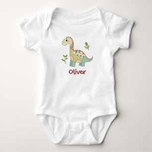 Söt lapptäcke-dinosaurie t shirt