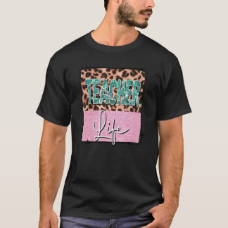 Söt lärare-mamma-motiv för kvinnor som älskar lära t shirt
