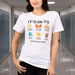 Söt lärare motiverande skola t shirt