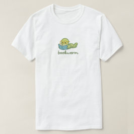 Söt Larv Läsbok T Shirt