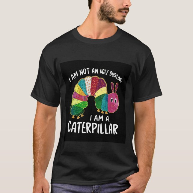 Söt larv med talesätt 1 t shirt (Framsida)