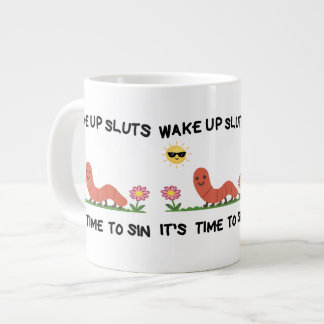 Söt Larv Mugg | vakna sl*ts Jumbo Mugg