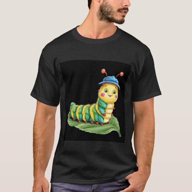Söt Larv T Shirt (Framsida)