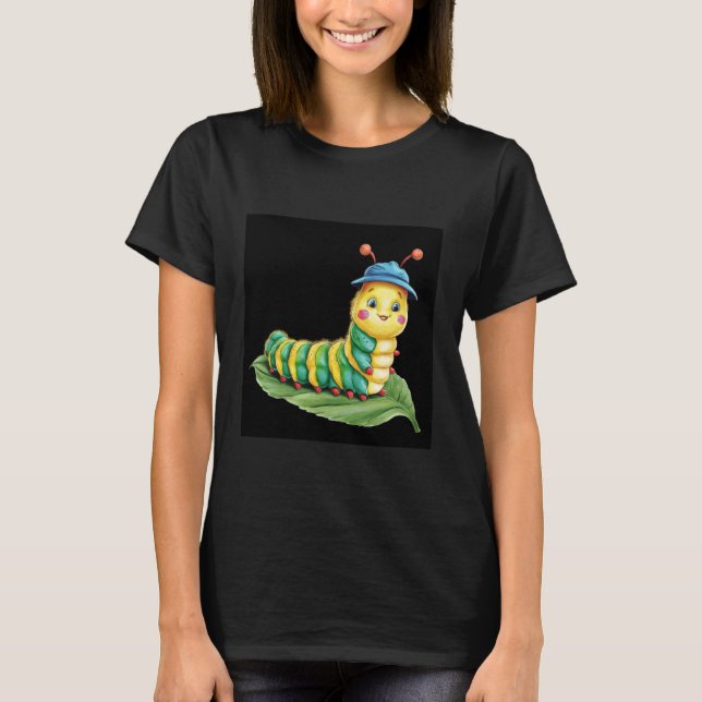 Söt larv t shirt (Framsida)