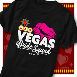 Söt Las Vegas Brudtärna Flickresa Sängvätning T Shirt