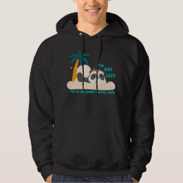 Söt lat mask hoodie