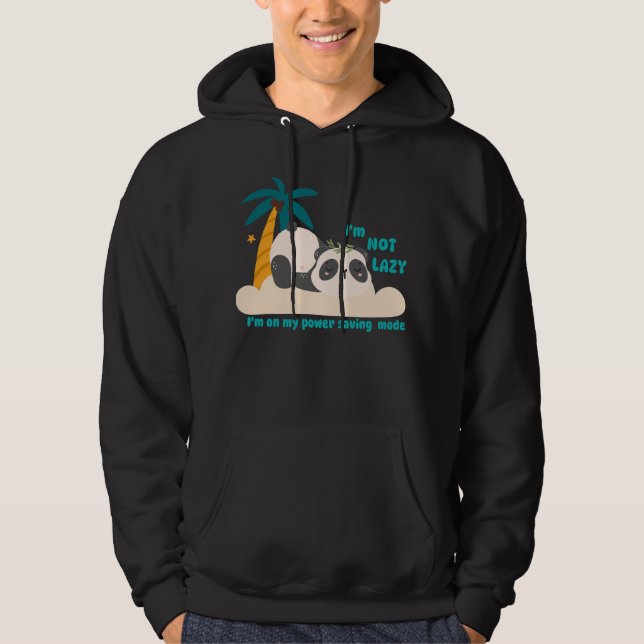 Söt lat mask hoodie (Framsida)